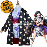 【In Stock】Anime One Piece Cosplay Nico·robin Kimono Costume Costumes